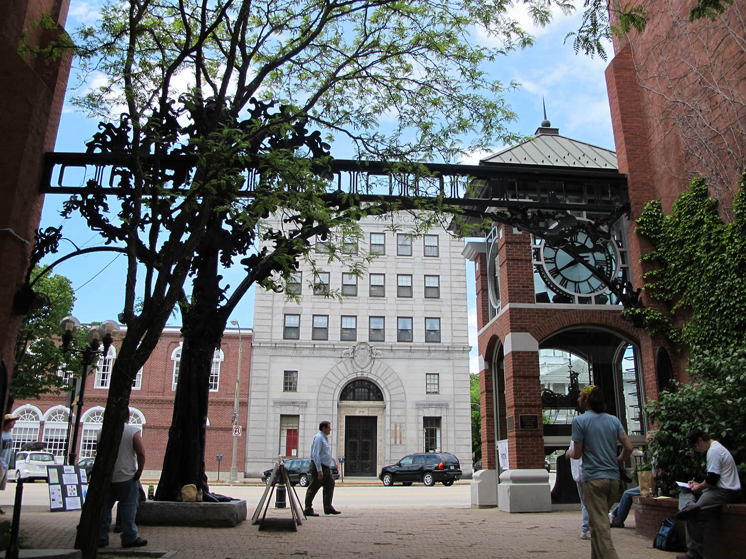 Clock tower building