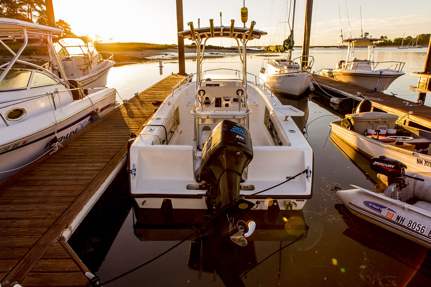 boat at the dock