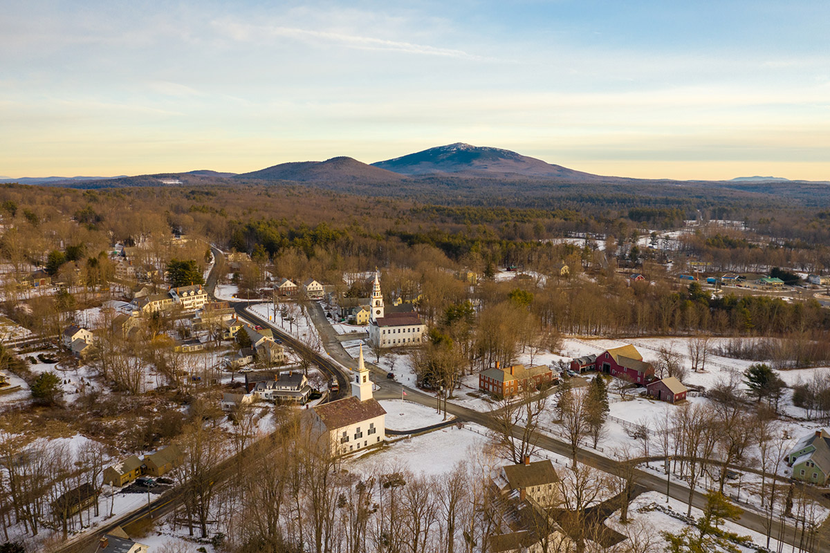 Overhead shot of NH