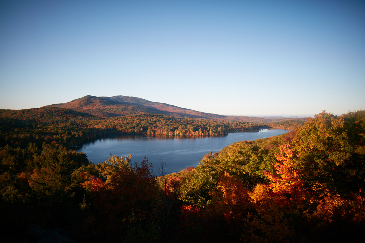 Aerial view of monadnock region