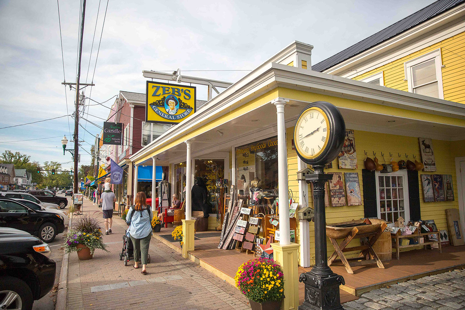 Outside a nh general store