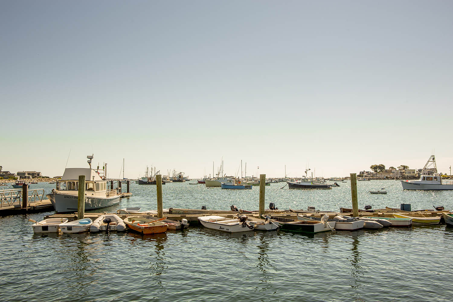 View of the port at the coastal byway