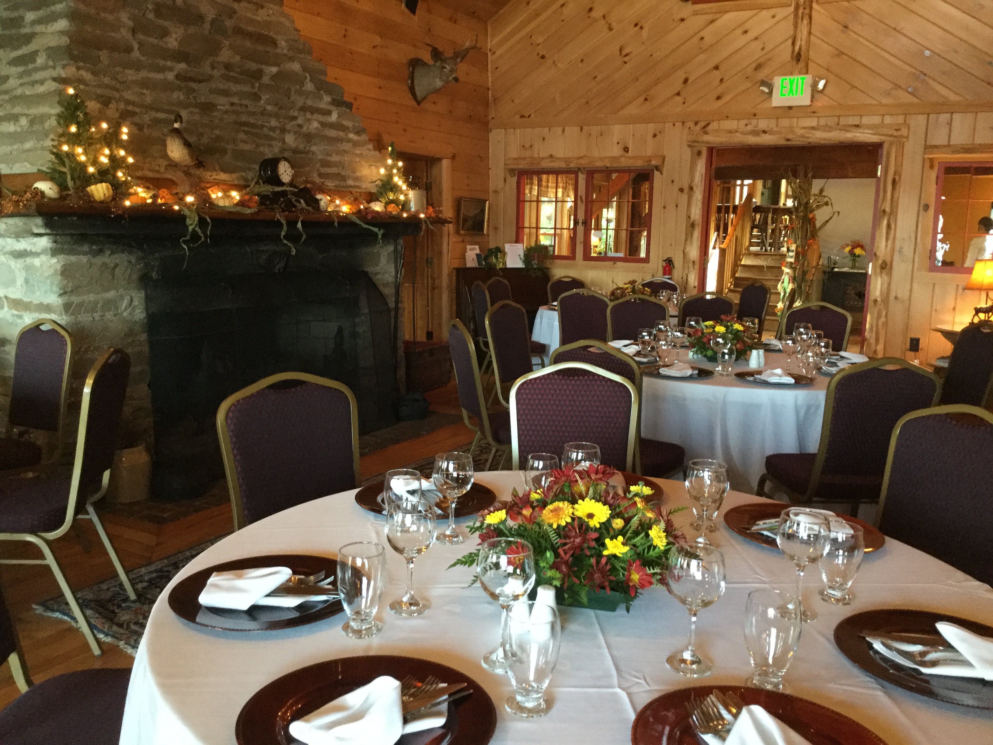 Meeting setting At Bear Tree, Pittsburg, NH