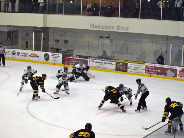 The Plymouth State University Welcome Center and Ice Arena is home to the PSU Panthers men's and women's ice hockey teams.