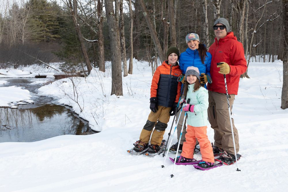 Snowshoeing