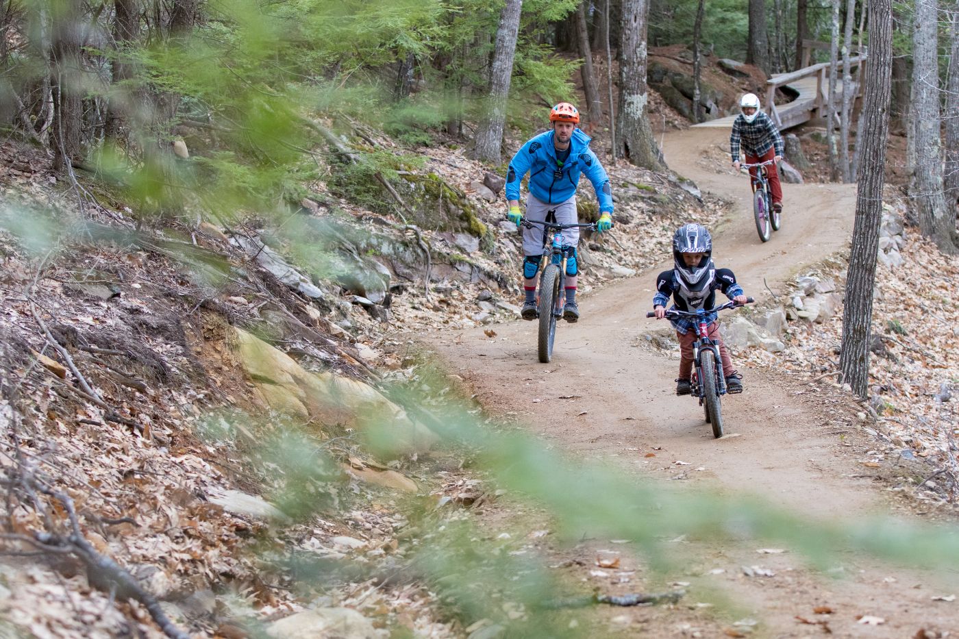 Downhill mountain biking for the whole family