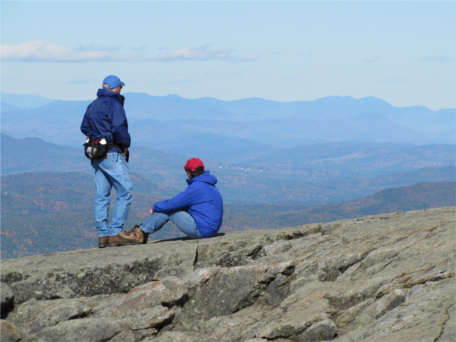 View from the summit of Mount Kearsarge, Winslow State Park.